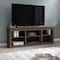 Flash Furniture 65" Espresso Finish 6 Cubby Open Storage TV Stand GC-MBLK66-ESP-GG - alternate 8